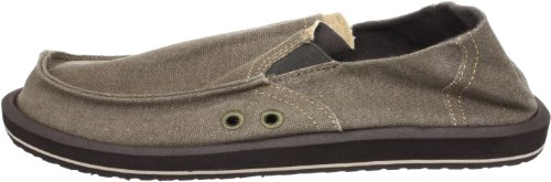 Sanuk Mens Pick Pocket Sidewalk Surfer | High Rebound Comfort Footbed | Slip On Shoes for Men | Men's Slip-on Loafers, Brown, 10