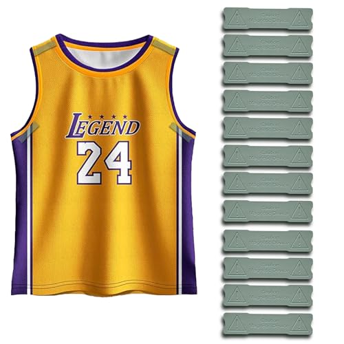 BRATEAYA Jersey Hanger for Wall - Magnet Jersey Display for