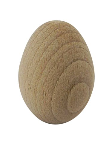 20 x Einfache hölzerne Eier, zum Decoupage, natürlich, zum Basteln. Die Eier bestehen aus Buchenholz. Abmessungen: 60 x 40 mm Die Größe von echten Hühnereiern.
