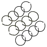 EXAOMBLE 12個軍用靴帯 弾性ブーツスト アウトドア用バンド キャンプ ハイキ