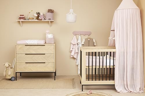 Dosel para bebé lavable para proteger el sueño infantil rosa 6