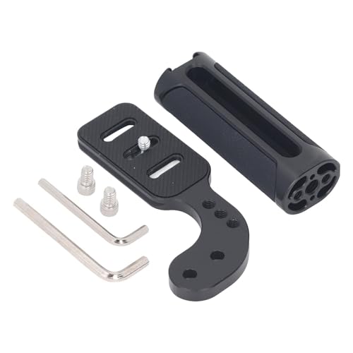 Poignée latérale ergonomique en aluminium avec support chaussure froide pour reflex