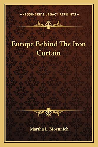 Europe Behind The Iron Curtain