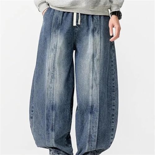 Men's Spring Fall Jeans – Loose Wide-Leg Straight Denim Pants Casual Streetwear4