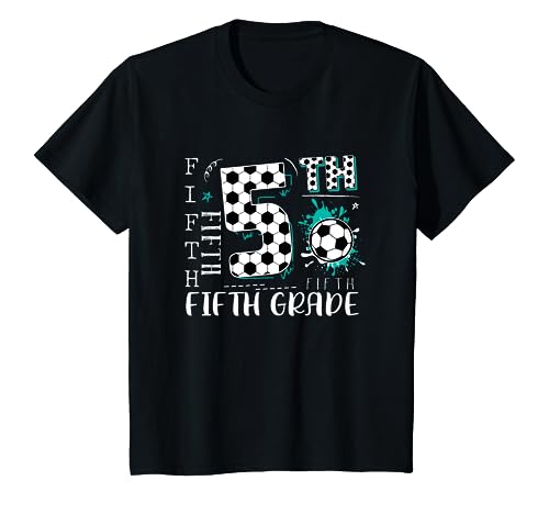 Enfant 5th grade soccer schoolchild start of school enrollment socc T-Shirt
