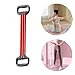 Menolana Figure 8 Resistance Band Arm Shoulder Exercise Foot Leg Hand Stretcher Elastic Rope Stretch Band for Sports Workout Home Gym, Red