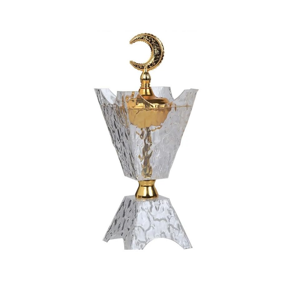 Brûleur de parfum transparent moyen orient encens maison
