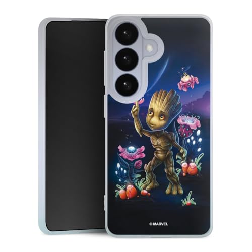 Coque en Silicone Compatible avec Samsung Galaxy S26 Etui Silicone Coque Souple Les Gardiens de la Galaxie Baby Groot Marvel