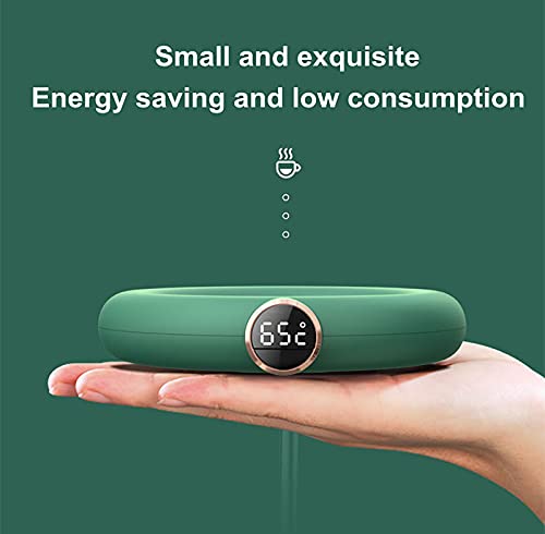 USB Coffee Warmer Heating Cup Mat Constant Temperature Coaster 3 Gear Digital Display Adjustment Timing Heater Pad for Milk Tea