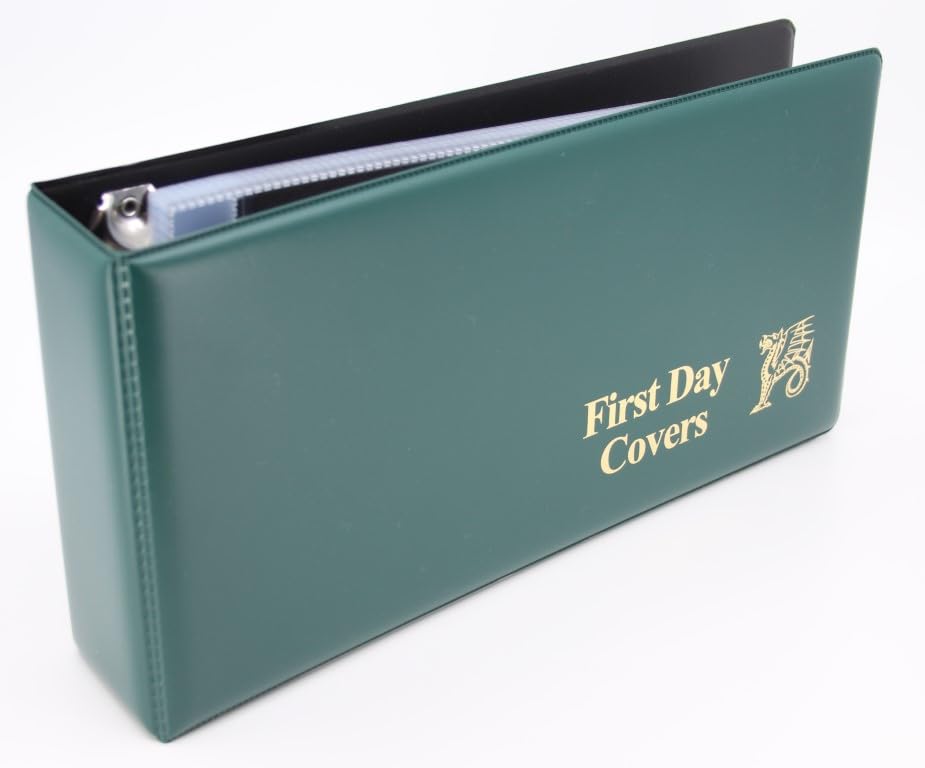 Salisbury Single First Day Cover (FDC) Album (Green with 20 Leaves)
