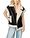 [BLANKNYC] Women's Work It Faux Sherpa Vest, Work It, Black, S