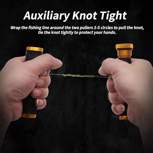 Cable tightener para evitar nudos flojos con práctico extractor de anzuelos 5