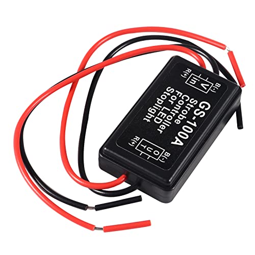Melife 6Pcs Gs-100A Flash Strobe Controller Flasher Module For Led Brake Tail Stop Light 12V-24V Brake Light Strobe Tail Light #TOP5