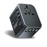 🏆[Sicherheitsgarantie]8-Loch-Kindersicherungstür universal reiseadapter: dreifache Einstellung (Stromschlag, Anti-1-MM-Nadel, Anti-Single-Insertion) Starkes Außengehäuse · Robust und langlebig: Der Produktkörper besteht aus hochwertigem, umweltschonendem, feuerhemmendem PC-UL94-V0-Material, heiß Die Verformungstemperatur beträgt 137 °. 2-lagiges PCB Board Design, stabiler.