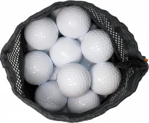 Lionstrike 22x Used Golf Balls – Grade A Lake Balls | Mixed Top Brands | Recycled, Washed & Cleaned | Eco-Friendly Mesh Storage Bag | Premium & Value Mix options - Image 3
