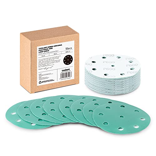 Disque de ponçage grain 600 anti-encrassement sur support film vert