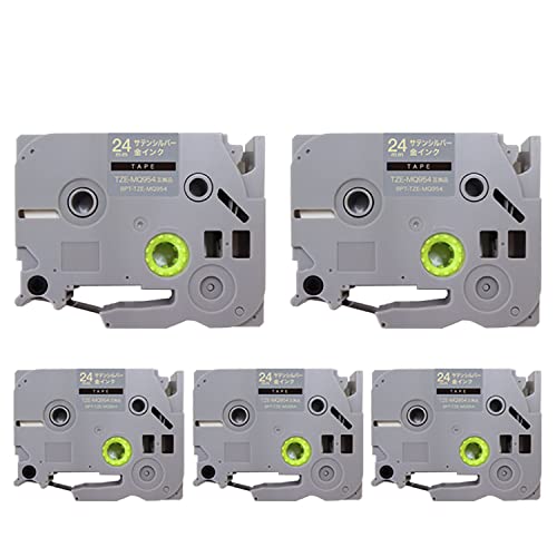 �u���U�[�p �s�[�^�b�` �݊� �e�[�v TZE-MQ954-24XZ 24mm �������e�[�v5�Z�b�g �T�e���V���o�[(�����) ������ �s�[�^�b�`�L���[�u�Ή�