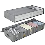 kleiderboxen kaufen SICHTBARES FENSTERDESIGN: Mit einem transparenten Fenster an der Seite für eine einfache Anzeige können Sie den gewünschten Artikel schnell finden. Sparen Sie Zeit, schauen Sie einfach durch das Fenster in Gegenstände aus Aufbewahrungsbeuteln und öffnen Sie den richtigen Aufbewahrungsbeutel entsprechend Ihren Anforderungen.