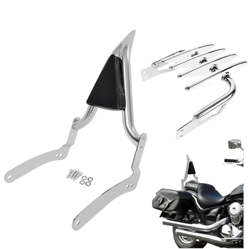 Appui-dos passager moto Kawasaki Vulcan VN 2000 avec porte-bagages - 2
