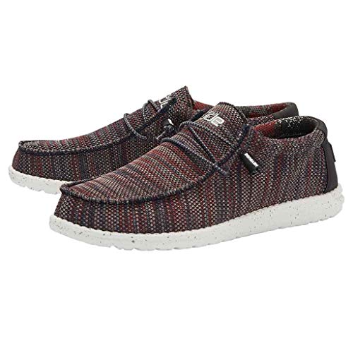 Image of HEYDUDE Men's Wally Sox | Retired Men's Shoes | Men's Lace Up Loafers | Comfortable & Light-Weight