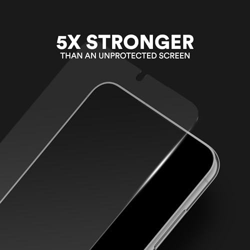 BodyGuardz Pure 3 Glass Screen Protector for Samsung Galaxy 24, Maximum Strength Tempered Glass, Edge to Edge Coverage, Easy Installation, Crystal Clear, Perfect Touch Sensitivity