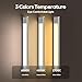 2 Pack Under Cabinet Lighting, 3 Color Temperatures Motion Sensor Light Indoor, LED Rechargeable Cabinet Lights, Stick-On Magnetic Closet Light, Wireless Under Counter Lights for Kitchen, Stair