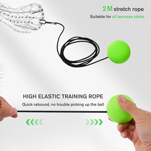 image for OTIIPOR Lacrosse Rebounder Glow in The Dark,Lacrosse Training Equipmen