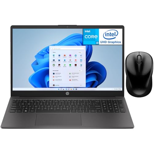 HP Laptop 250 G10 Intel Core i3 N305 16GB SSD 512GB 15.6" Teclado Español Mouse DXT Estudio y Productividad