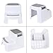 CUSFULL Dual Height Two Step Stool for Kids, Toddler's Stool for Potty Training and Baby Exercise Two-Step Design Non-Slip and Safety (White)