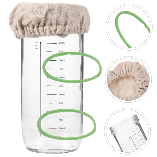 Bocal Hermétique Verre Levain Conservation Fermentation Étanche - 7