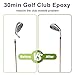 EIGTWEN 30min Golf Club Epoxy, 60ml Extra Strength Golf Shaft Epoxy, Applicable to All Clubheads, Drivers, Putters, and Irons, Compatible with Graphite and Steel Shafts (Long Cure)