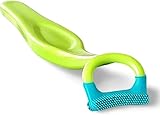 VARELON OLYMPIA GapShield Teeth Gap Toothbrush for Missing Teeth and Teeth Next to Dentures or Large Gaps, Green and Blue