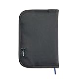 エムプラン ブックカバー キュービックス ラウンドジップＮ 文庫サイズ ブラック 114039-15-100