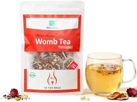 Wansongtang Herbal Tea for Women, Caffeine Free Tea Bags, Natural Mixed Botanical Blend, 10 Count