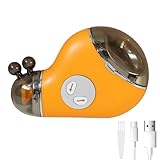 Electric Nail Clippers & Polisher - Safe Automatic 2-in-1 Fingernail Trimmer & File with LED Light, 3 Speeds, USB Rechargeable, Built-in Nail-Chip Storage for Kids & Seniors & Nail Art (Yellow)