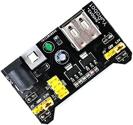 Breadboard 3.3V 5V Güç Kaynağı Modülü Usb Besleme 2 Çıkışlı Elektronik Prototip Devre Deney Test MB102 - Görsel 6