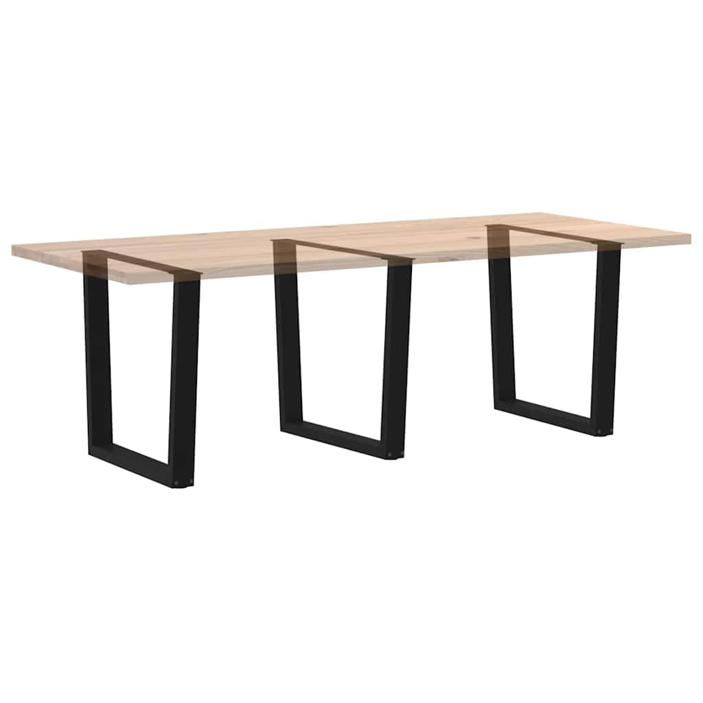 Stopy w kształcie litery V, 3 sztuki, czarne, 90 x (72-73,3 cm) stal