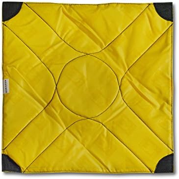 Cubeze Padded Wrap (ACGW12); 12"x12" Square; Velcro Closure; Black Exterior, Yellow Interior (Pack of 2) image 4