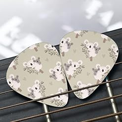 Lot de 12 médiators mignons en forme de koala pour guitare basse électrique et acoustique - Les Beatles, Paul McCartney, John Lennon, RIngo Starr, George Harrison Lot de 12 médiators mignons en forme de koala pour guitare basse électrique et acoustique – Image 7