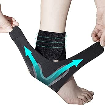 Open-Heel Ankle Brace for Sports Protection