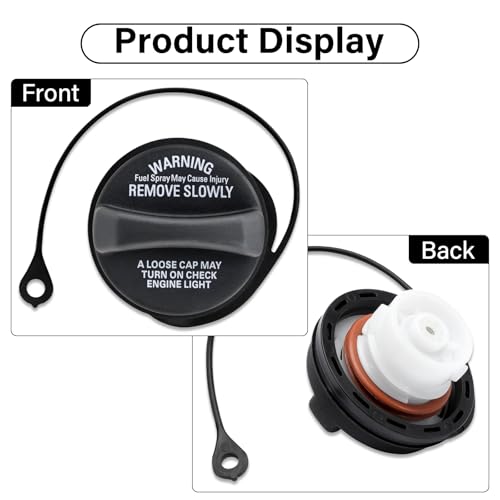 Image of Fuel Cap, Gas Cap Replacement 42031AG000 Fits for 2009-2012 Subaru Forester, 2008 2019 2011 2012 Impreza WRX STI Automotive Replacement Fuel Tank Caps 42037FE060 Fuel Filler Cap