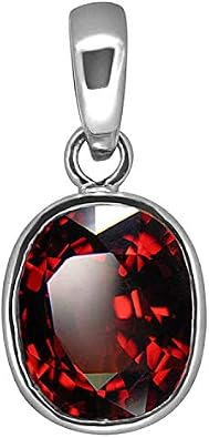 Certified 10.00 Ratti Deluxe Quality Natural Gomed Pendant/Locket Silver Plated Gemstone By Lab CertifiedTop Aaa+ Quality For WomenS And MenS-B099PW4XMRNAMZ, zzzz-s, Gemstone