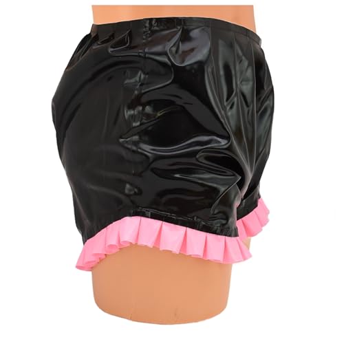 Slip de látex negro talla L ideal para fiestas nocturnas 6