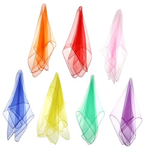 POPETPOP Play Silk Scarves Dance Scarves Performance Props for Boys and Girls Play Acrobatic Activity Props