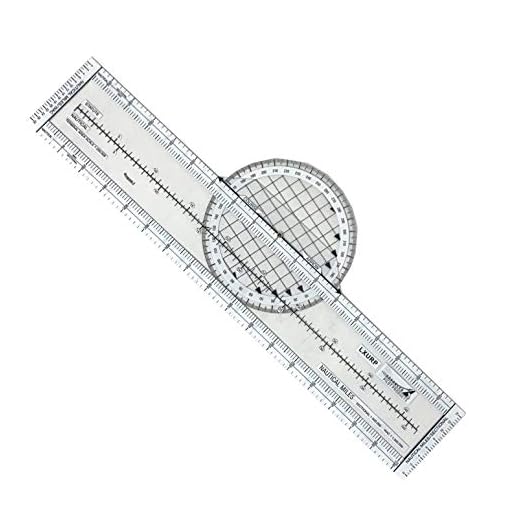 Advanced Pilot Products Rotating Aviation Plotter - Precise Navigation Tool for Student Pilots - Ideal for FAA Exam & Flight Training - Durable, Lightweight - Fast Course Plotting & Wind Correction