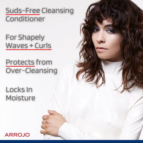 Arrojo Rogue Co-Cleanse Hair Conditioner – Cleansing Conditioner W/Chamomile & Acai Palm - Curl Conditioner For Curly Hair & Healthy Waves – Paraben & Sulfate Free Conditioner (8 Oz) #TOP5