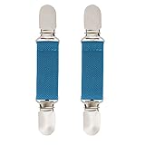 SANREMO Elastic Glove and Mitten Clips for child Kids Extra Strong & Comfortable Design (Coral Blue)