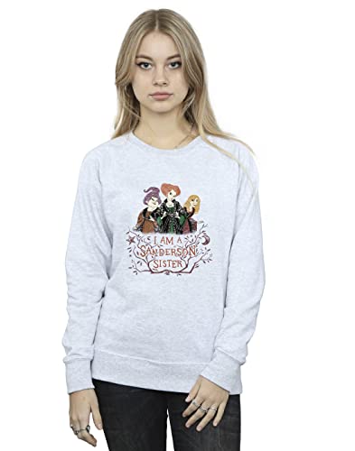 Image of Disney Women's Hocus Pocus Sanderson Sister Sweatshirt Sport Grey X-Large