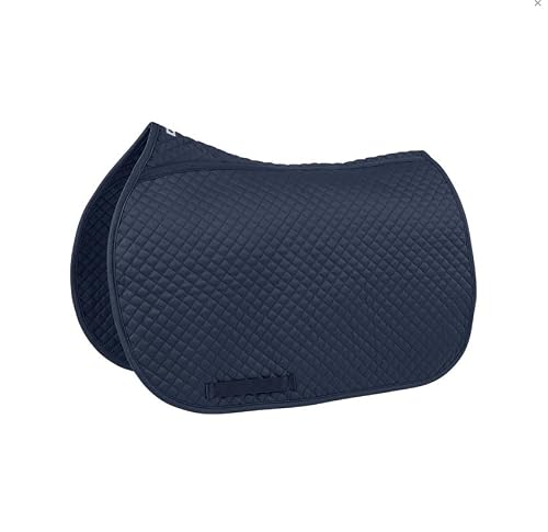 EquiFit Essential Square Pad – Quilted Saddle Pad for Horses (Navy)