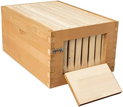 SummerHawk Ranch Quick-Check Super, 3-YEAR Warranty - includes Quick Check Frames, Honeycomb Foundation, Great for Backyard Bee hive Extension, Beekeeping Equipment